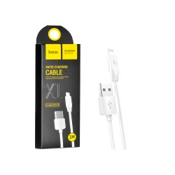 Cabo de Carregamento Hoco X1 Lightning 1M Blanco